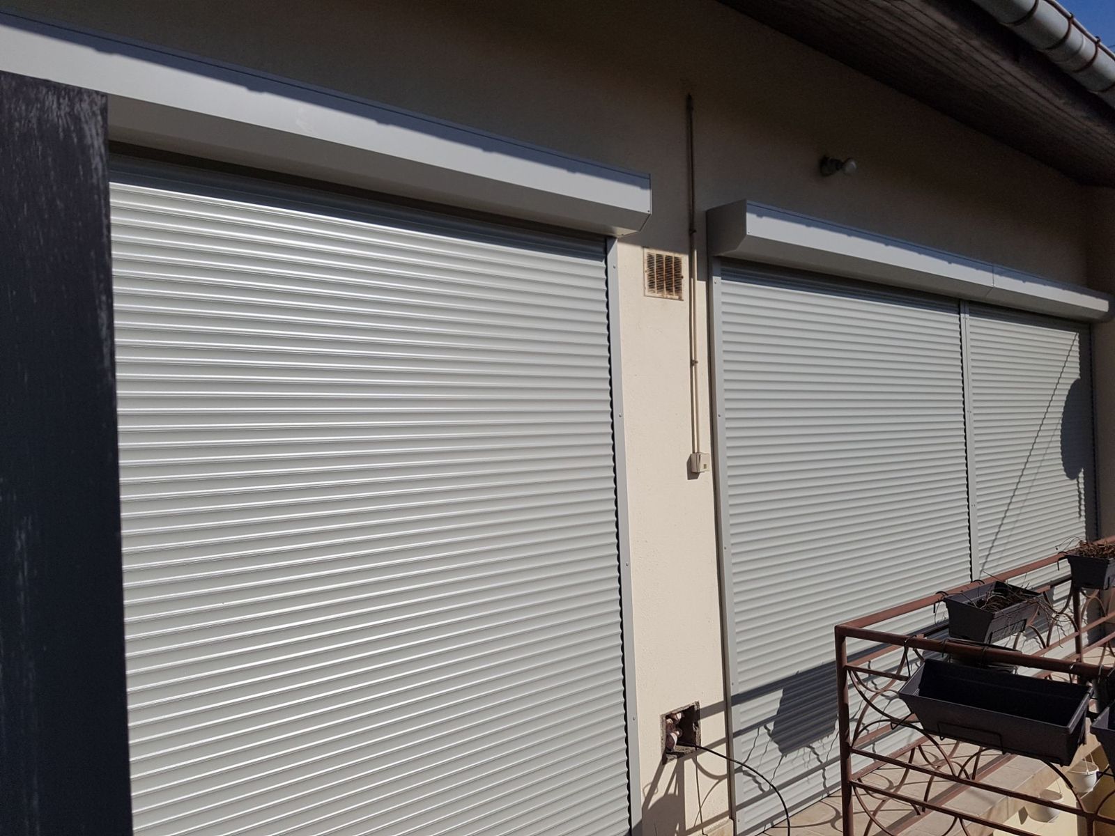 Volets roulants extérieurs aluminium posés en rénovation
